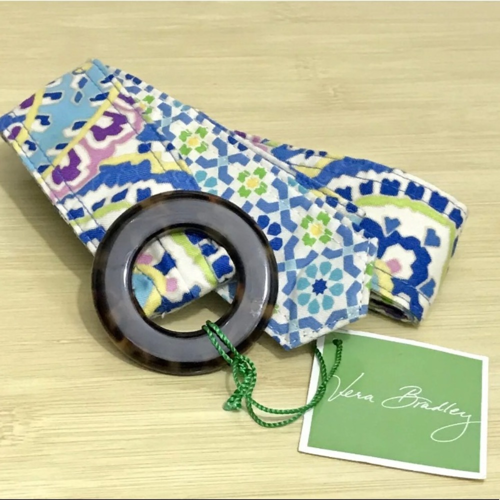 Vera Bradley Capri Blue Reversible Belt